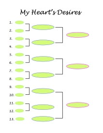 Heart's Desire - list - 3